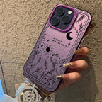 Fresh Moon Star Silver IMD Case for iPhone 16 15 14 13 12 Pro Max