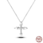 925 Sterling Silver Luminous Firefly Heart Shaped Zircon Pendant Necklace For Women Fashion Anniversary Birthday Jewelry Gifts