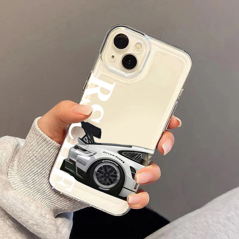 Cool Sports Car Case for iPhone 17 16 15 14 13 12 11 Pro Max XR XS 7 8 Plus