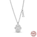 925 Sterling Silver Luminous Firefly Heart Shaped Zircon Pendant Necklace For Women Fashion Anniversary Birthday Jewelry Gifts