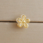 1pc Cartilage Ear Piercing Stud Women Surgical Steel Flat Back