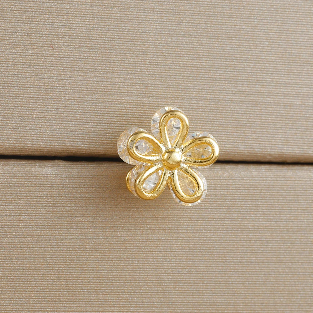 1pc Cartilage Ear Piercing Stud Women Surgical Steel Flat Back