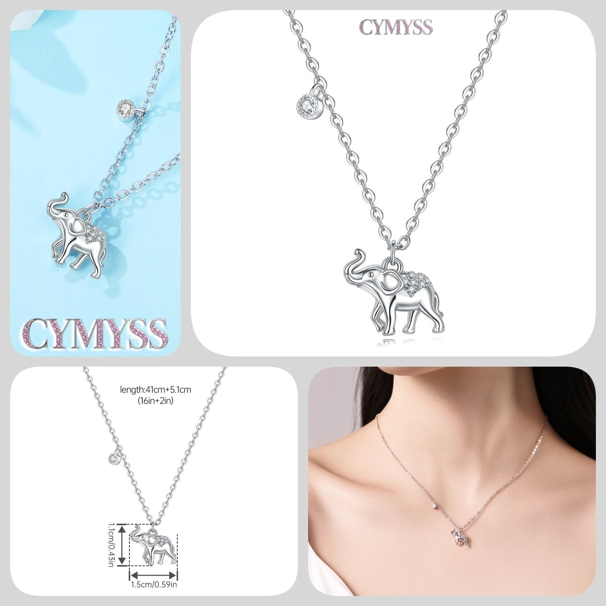 Original 925 Sterling Silver 18K Gold Heart Lock and Key Necklace Y-shaped Chain Necklace For Women Memorial Prayer Jewelry Gift