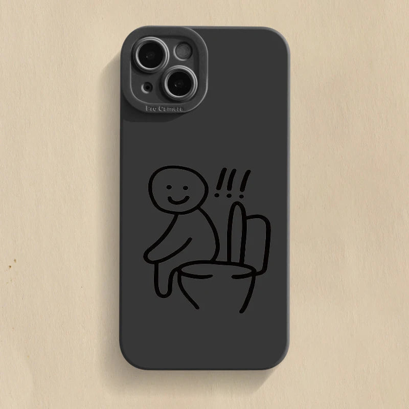 Funny Matchman Matte Case for Samsung S23 S22 Ultra S21 Plus A52s
