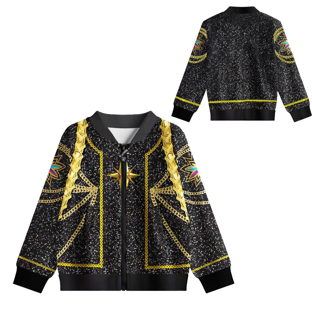 Girls Kpop Demon Hunters Rumi Cosplay Costume Coat & Pants 2PC Halloween Suit