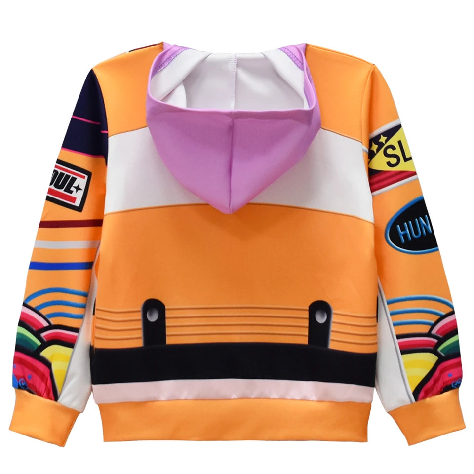 Kids Kpop Demon Hunter Hoodie and Pants Set Fashion Girls Casual Clothing