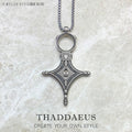 Ethno Cross Necklace 925 Sterling Silver Traditional Jewellery Men Women Gift