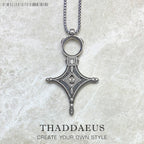 Ethno Cross Necklace 925 Sterling Silver Traditional Jewellery Men Women Gift