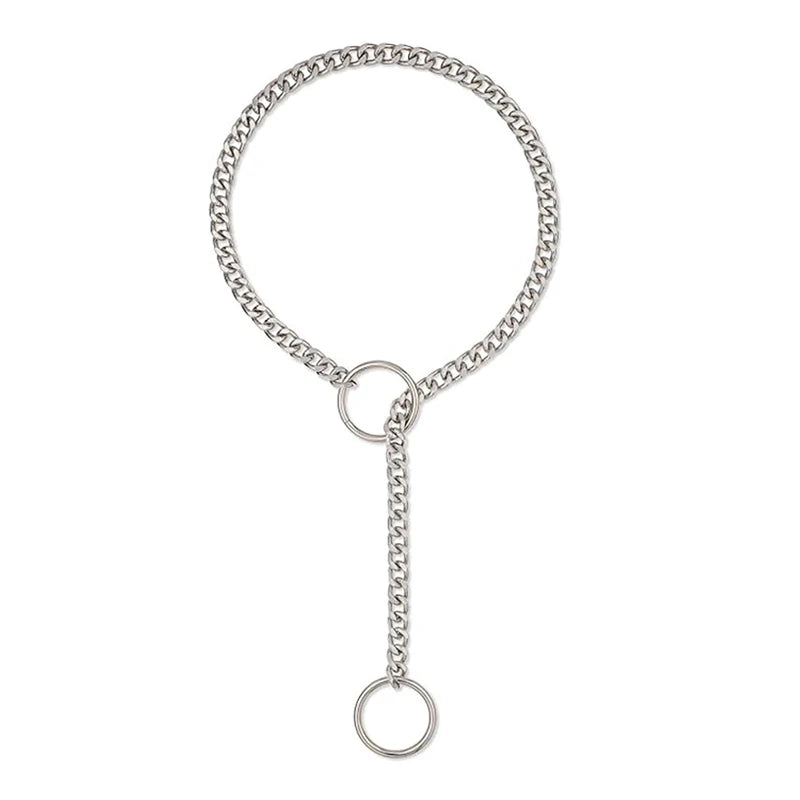 Womens Heart O-Ring Slip Chain Necklace Punk Rock Stainless Steel Cuban Long Necklace Jewelry Adjustable Lariat Y-Necklace Key