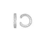 2PCS Stainless Steel CZ Zircon Small Hoop Earrings Men 6mm 8mm 10mm
