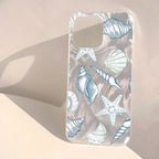 Shell Pattern Laser Case for Samsung A55 A54 A35 A16 S25 S24 S23 Ultra S22