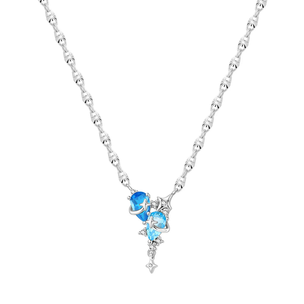 Original 925 Sterling Silver 18K Gold Heart Lock and Key Necklace Y-shaped Chain Necklace For Women Memorial Prayer Jewelry Gift