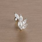 1PC 6 Styles Stainless Steel Mini Zircon Cartilage Piercing Stud