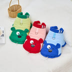 Dog Winter Coat Fleece Jacket Cute Bear Puppy Outfit Warm Winter Clothes