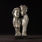 Resin Abstract Couple Sculptures Lovers Statue Home Living Room Tabletop Decoration