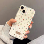 Flower & Cherry Clear Case for Samsung Galaxy S25 S24 Ultra S23 FE A55 A16