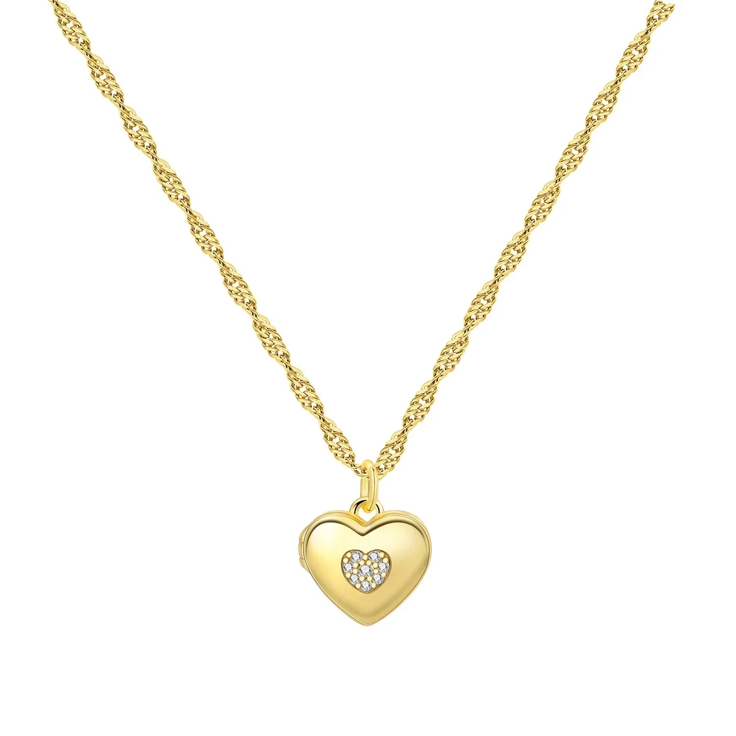 Original 925 Sterling Silver 18K Gold Heart Lock and Key Necklace Y-shaped Chain Necklace For Women Memorial Prayer Jewelry Gift