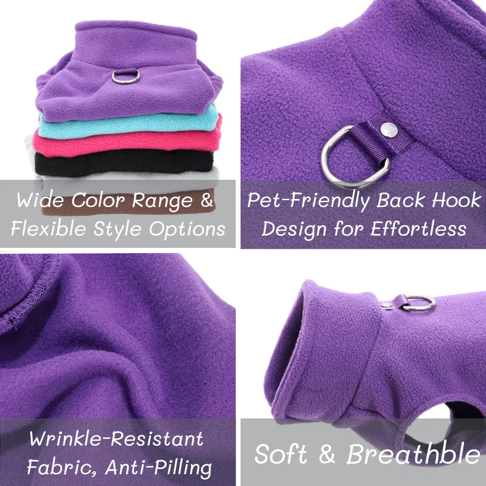 Winter Dog Clothes For Small Medium Dogs Cat Lightweight Soft Pet Jacket Warm Puppy Vest Breathable Chihuahua Bulldog Pets Coat