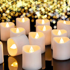100+ Hour Flameless LED Votive Tealights Valentine's Day Gift Ship from UK