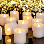 100+ Hour Flameless LED Votive Tealights Valentine's Day Gift Ship from UK