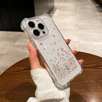 Pink Flower Bow Clear Case for iPhone 16 15 14 13 12 11 Pro Max