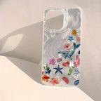 Shell Pattern Laser Case for Samsung A55 A54 A35 A16 S25 S24 S23 Ultra S22