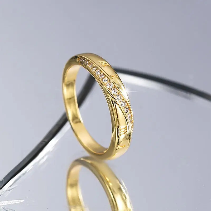 925 Sterling Silver Fashion Wedding Ring Micro Paved Cubic Zircon Engagement Accessory