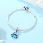 Original 925 Sterling Silver Bracelets Bangles Love Heart Clip Charms Beads Snake Chains For Women Rose Gold DIY Luxury Jewelry
