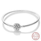 925 Sterling Silver Forever Love Peach Heart Bracelets Star Moon Airplane Earth Bracelets For Women Fit DIY Charms Party Jewelry