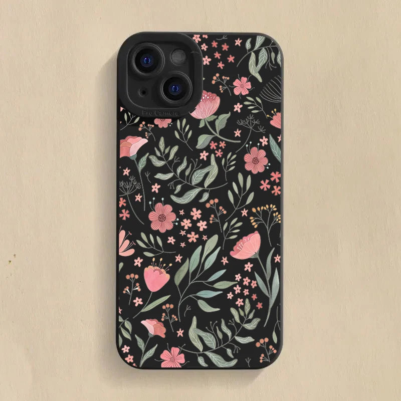 Colourful Flowers Rainbow Case for iPhone 16 15 14 13 12 Pro Max