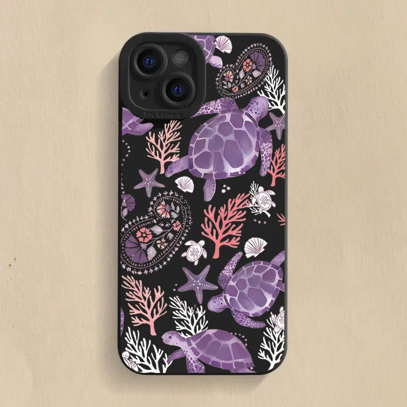 Sea Turtle Shockproof Soft Case for Samsung S25 S24 S23 Ultra A16