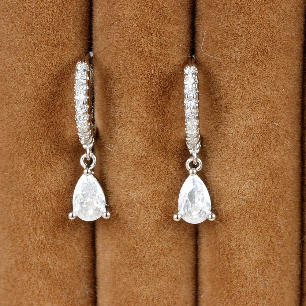 New Design Stainless Steel Small Hoop Earring Colourful Zirconia