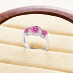 Total 4 carat moissanite ring D Color VVS1 EX Round Moissanite Ring 925 Sterling Silver Eternity Ring Women Engagement Wedding