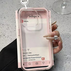 Luxury Clear Colour Frame Case for iPhone 17 16 15 14 13 12 Pro