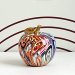 Painting Apple Sculptures Resin Fruit Ornament Statue Modern Pop Art Table Decor