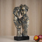 Resin Abstract Couple Sculptures Lovers Statue Home Living Room Tabletop Decoration