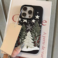Christmas Tree Lychee Case for iPhone 17 16 15 14 13 12 Pro Max
