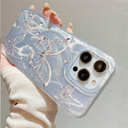 Green Gradient Butterfly Case for Samsung A55 A35 A15 S24 S23 Ultra S22 FE
