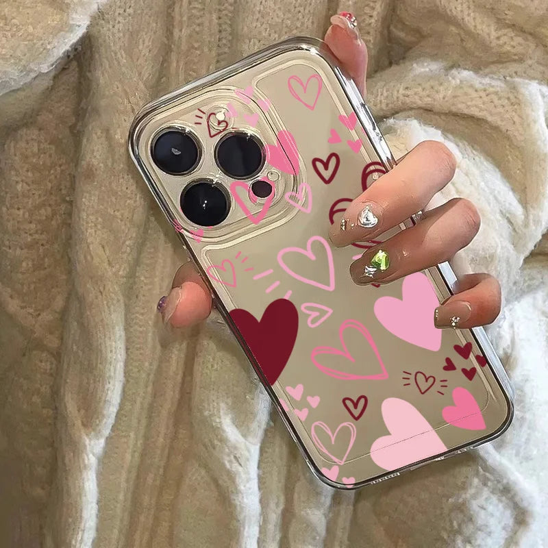 Love Heart Leaves Moon Case for Redmi Note 14 13 12 11 Pro Plus 12S 13C 14C