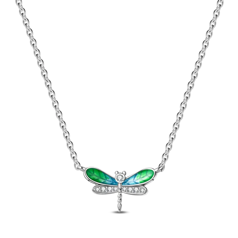 2025 New 925 Sterling Silver Necklace Zircon Heart Butterfly Simple Necklaces For Women Anniversary Birthday Jewelry Gift Female