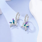 925 Sterling Silver Cats Dogs Animals Hoop Ear Studs Anniversary Gift