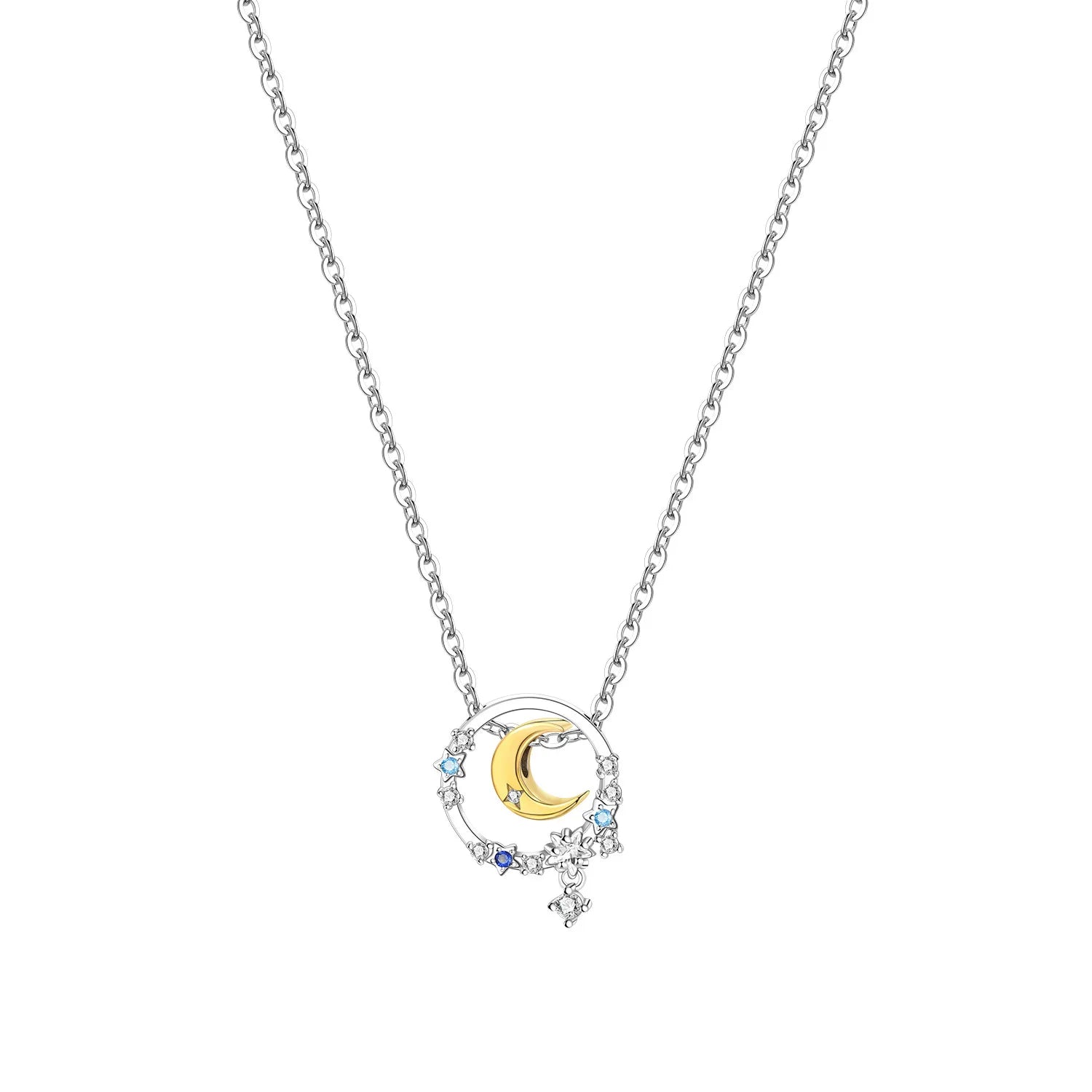 Original 925 Sterling Silver 18K Gold Heart Lock and Key Necklace Y-shaped Chain Necklace For Women Memorial Prayer Jewelry Gift