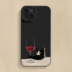 Cute Beer Cat Soft Case for Xiaomi Mi 15 14T 13T Pro Poco F6 F5 X5