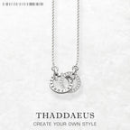 Forever Together Link Chain Necklace 925 Sterling Silver Romantic Love Gift