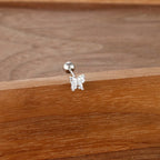1PC Stainless Steel Birthstone Mini Stud Earrings 12 Constellation