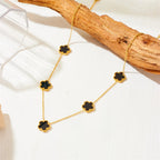 Cubic Zirconia Floral Bracelet for Women18k Gold Plated Link Statement Jewelry
