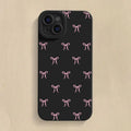 Simple Bow Silicone Case for Xiaomi Mi 15 14T 13T Pro Poco F6 F5