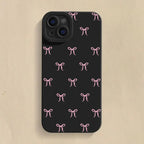 Simple Bow Silicone Case for Xiaomi Mi 15 14T 13T Pro Poco F6 F5