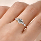 1.0ct D Moissanite Ring 14K Gold Filled Six Claws Classic Finger Band 2026