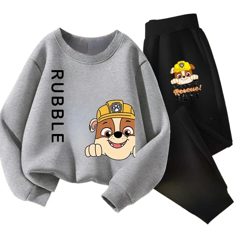 PAW Patrol Boys Sport Pullover and Trousers 2-Piece Spring Sweatsuit